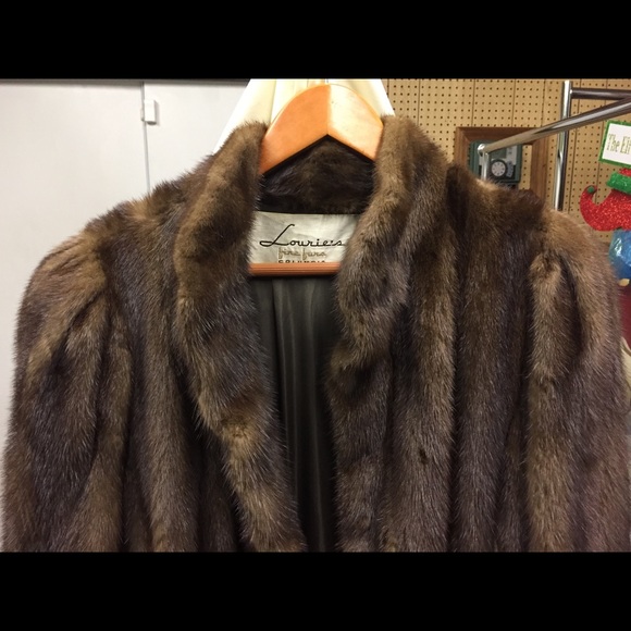 Mahogany mink coat. Full pelt. Size L. Authentic. - Picture 3 of 7